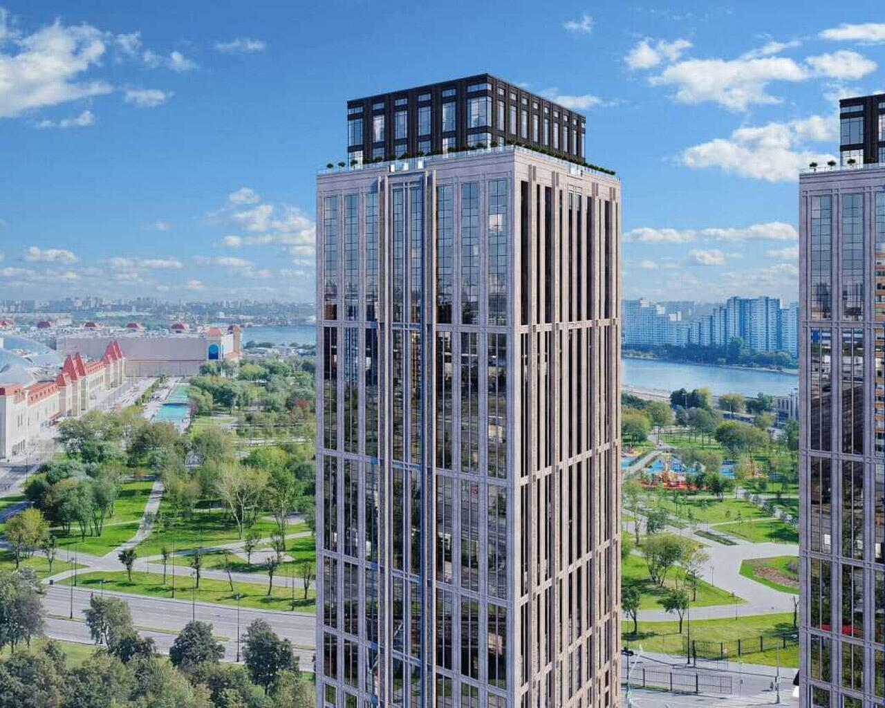 ЖК «Dream Towers» Москва г, ЮАО, Нагатинский затон, Андропова пр-кт, 9.  Отзывы, цены, застройщик, фото, официальный сайт.